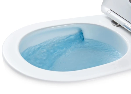 Унитаз подвесной безободковый GID Tr2122TF-Lgm серый матовый, с сиденьем микролифт